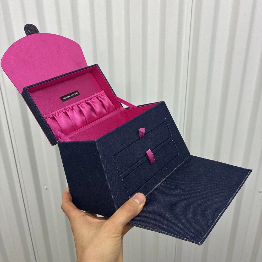 Victoria Secret Y2K Denim Jewelry Case 6